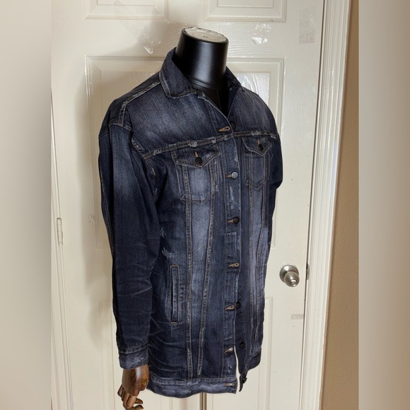 PRPS Men’s Kicking Horse Oversized Jean Jacket Small​​ - Picture 4 of 10